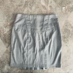 Grey Pencil Skirt
